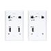 TRIPP LITE HDMI over CAT6 Extender Kit, Wallplate, 4K 60Hz, 4:4:4, IR, PoC, HDR, HDCP 2.2 70m TAA