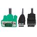 TRIPP LITE VGA to DisplayPort and USB-A Adapter Cable Kit for Tripp Lite B020-U and B022-U KVM, 1.8m