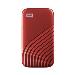 My Passport SSD - 1TB - USB-C/A 3.2 Gen 2 - Red