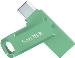 SanDisk Ultra Dual Drive Go - 128GB USB Stick - USB-C / USB-A - Green