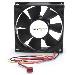 Pc Case Cooling Fan 8cm With Rpm Sensor + 3-lead Connector