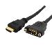 Hdmi Panel Mount Cable - F/m 1m