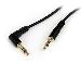Audio Cable Slim 3.5mm To Right Angle Stereo - M/m 30cm