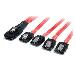 Serial Attached Scsi SAS Cable - Sff-8087 To 4x Latching SATA 50cm