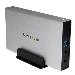HDD Enclosure With Uasp 3.5in USB 3.0 External SATA 3 SSD Silver