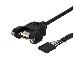 USBa To Header Panel Mount Adapter Cable - USB A Port 91cm