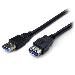 USB 3.0 Male To Female USB 3.0 Extension Cable A To A 2m Black