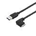 Slim Micro USB 3.0 Cable - M/m - Right Ngle Micro-USB - 0.5m