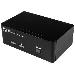 KVM Switch 2-port DisplayPort Dual-monitor - 4k 60hz