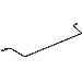 Horizontal Cable Lacing Bars With 4 In. Offset For Racks - 10 Pack