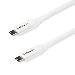 USB-c To USB-c Cable W/ 5a Pd - M/m USB 2.0 - USB-if Certified - 2m White