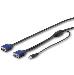 KVM Console Cable - Vga And USB For Rackmount Consoles - 4.5m