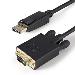 DisplayPort To Vga Adapter Converter - Dp To Vga - 1m Black