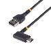 USB A To C Charging Cable Angled 1m