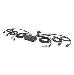 Compact 4k KVM Switch - 2-port Dual-monitor Cable KVM Switch
