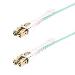 Om4 Fiber Optic Cable Lc To Lc Fiber Patch Cable - Blue 3m