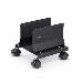 Computer Tower Cart, Rolling Mobile Cpu Caddy On Wheels (casters)
