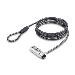 Slim Laptop Cable Lock 2m Noble Wedge Slot Compatible