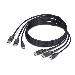Dual-DisplayPort And USB 5gbps KVM Cable, 4k 60hz, Universally Compatible Dp 1.2/USB 3.0 1.8m