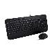 Full Size USB Keyboard With Palm Rest And Ambidextrous Mouse Combo Fr