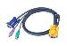 Cable Ps/2 Mouse Keyboard Vga Spdv-15 Male 10m