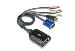 Cpu Adapter/consoles/divers Dual USB Vga To Cat5e/6 KVM Adapter Cable With Audio