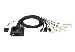 2-port USB-c DisplayPort Hybrid Cable KVM Switch