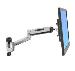 Lx Sit-stand Wall Mount LCD Arm (polished Aluminum)