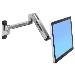 Lx Hd Sit-stand Wall Mount LCD Arm (polished Aluminum)