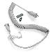 Coiled Extension Cord Accessory Kit (grey) Eu