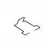 Retaining Clip H40mm - Pack (RC-40-SN-100)