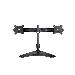 Desk Mounting Stand For Dual Monitors 15-24i/max 12kg Per Hinge/tilt Max 20o/swivel 20o/rotate 360o