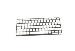 Notebook Keyboard Shroud Lat E5550 107 Keys Dual Pointing