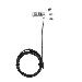 Universal Security Cable Lock 3 Exchangeable Heads Fits All Slots Preset Code