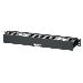 Panduit Patchlink Horizontal Cable Manager - Cable Management Panel - Black - 1u - 19in