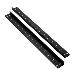 Wall Mount Cabinet, 18ru Rear Rail Kit, Black