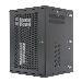 Wall Mount Cabinet, 18RU, 25" Depth, Perforated Door, Black
