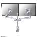 LCD Monitor Arm (fpma-d930d) Desk Clamp And Wall Mount 621.5mm Length 0-400mm Hight For 2 Silver