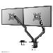 Desk Mount Stand/Grommet Dual Monitors 17-27in - Black