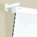 Accessories Mounting Potence D'‚cartement Mural 10 Cm Blanche Ral 9016