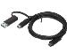 Hybrid USB-C with USB-A Cable