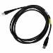 USB Cable Black Type A 3m Straight 5v Host Power