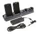 Four-bay Terminal Charging Cradle For Ethernet Communications And Recharging For Dolphct50