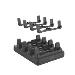 Quad Bay Charging Base Kit For Eda10a Incl Charging Base ( No Power Cord And Power Adapter)