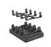 Quad Bay Charging Base Kit For Eda10a ( Incl Charging Base Eu Power Cord And Power Adapter)