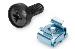 Fixing set for 483mm (19in) and 254mm (10in) components, M6