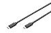 ASSMANN USB Type-C connection cable, type C to C M/M, 2m High-Speed Black