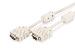 ASSMANN VGA Monitor connection cable, HD15 M/M, 2m 3Coax/7C, 2xferrite, beige