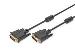 DVI connection cable, DVI(24+1), 2x ferrit M/M, 3m DVI-D Dual Link black