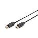 DisplayPort connection cable, DP M/M, 1m w/interlock, DP, 1.1 conform black